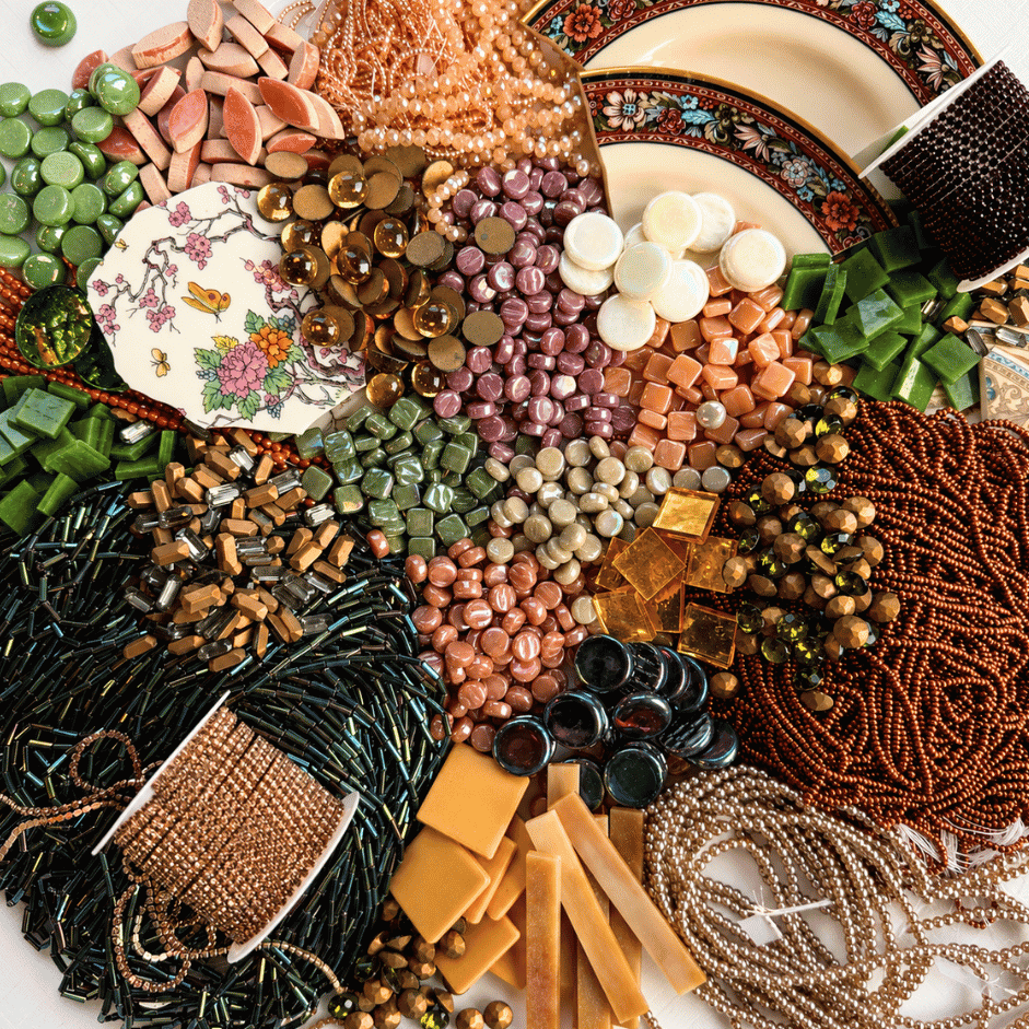Mosaic Tesserae Supply Bundle - Woodland