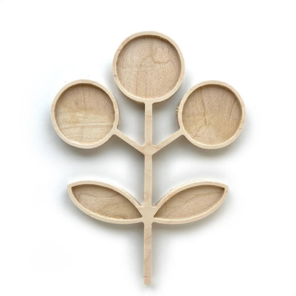 Round Flower Mosaic Frame