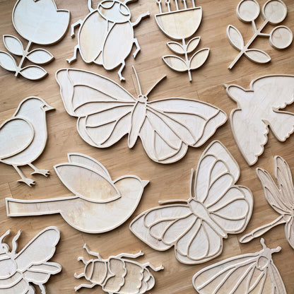 Long Bug Mosaic Frame